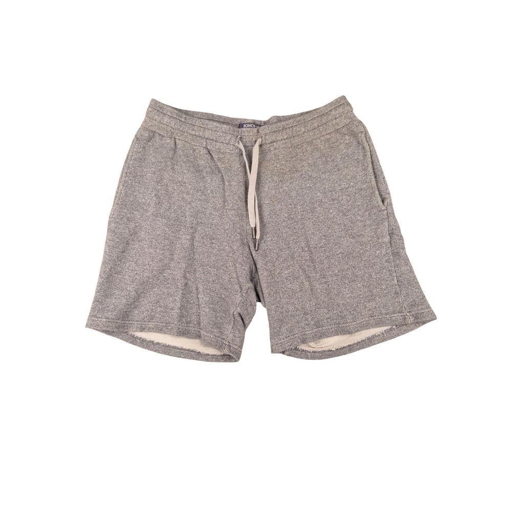 Bonobos Mens Grey Textured Knit Lounge Shorts 100% Cotton Size M